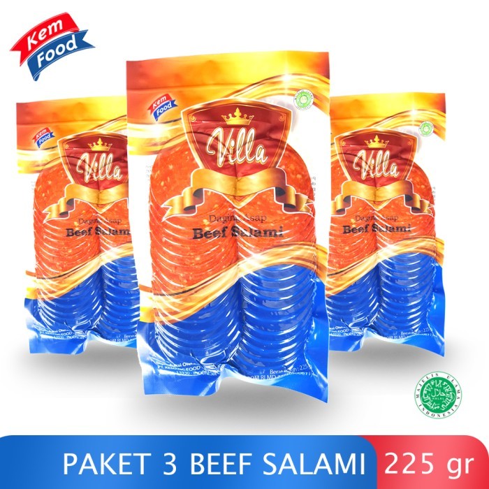 

Beef Salami Villa 225gr BUY 2 GET 3 BISA FAKTUR