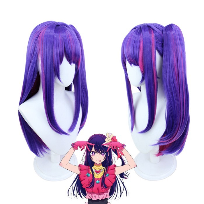 Lol-38 Wig Hoshino Ai Oshi No Ko Cosplay Rambut Palsu Karakter Anime Bergaransi