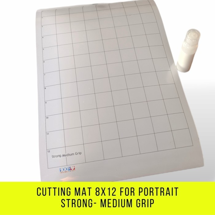 

Cutting Mat 8x12 Strong Grip untuk Cameo dan Portrait BERMUTU Kode 1121