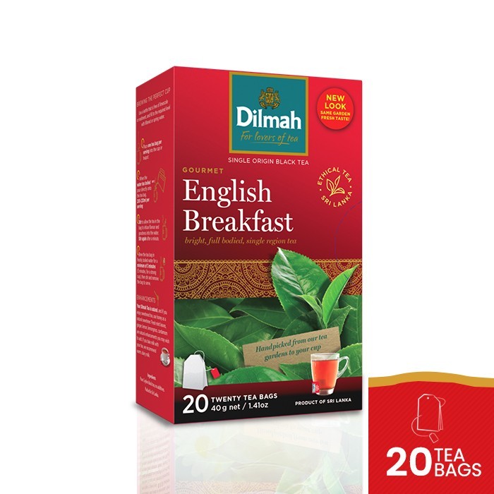 

Dilmah Gourmet Tea English Breakfast - Teh Celup TERLARIS