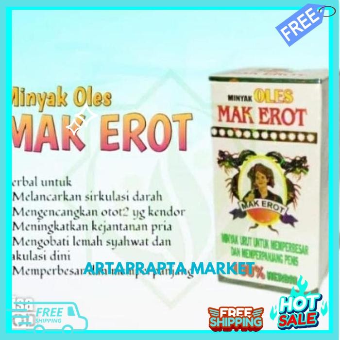 ARTAPRAPTA MARKET OBAT HERBAL MAK EROT ORIGINAL / MINYAK URUT MAK EROT ORI GRATIS ONGKIR 