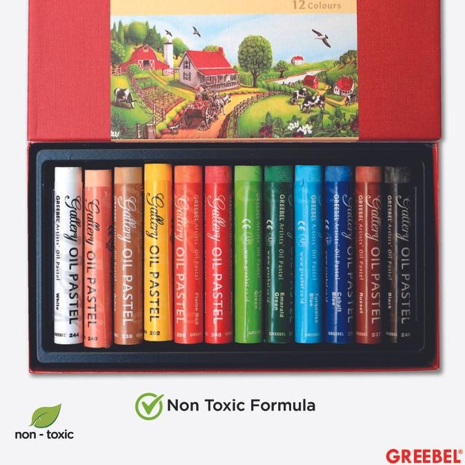 

GREEBEL ARTIST OIL PASTEL 12C