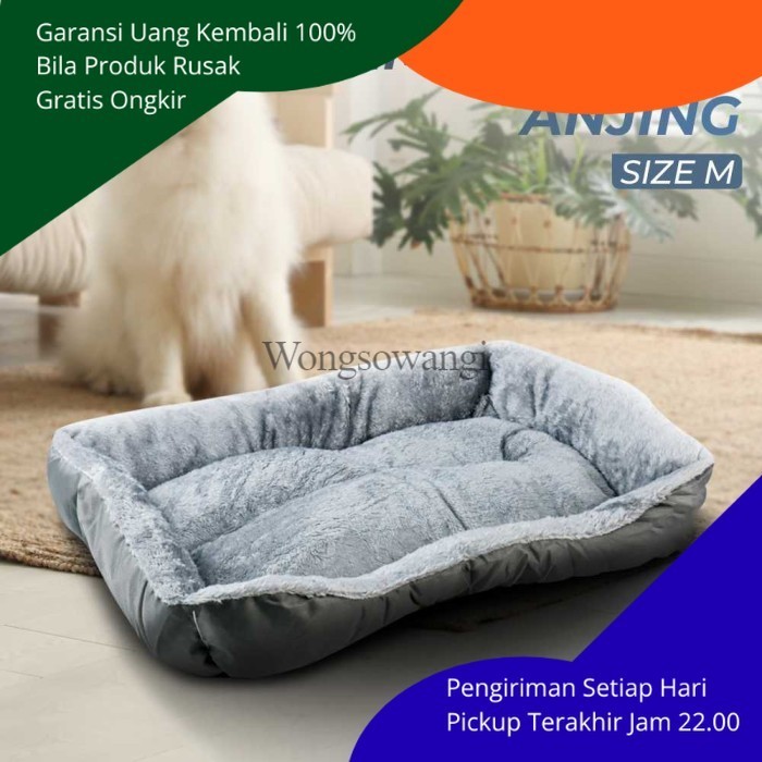TERBARU Ori Kasur Anjing Medium / Tempat Tidur Anjing Kucing M Sedang Pet Bed