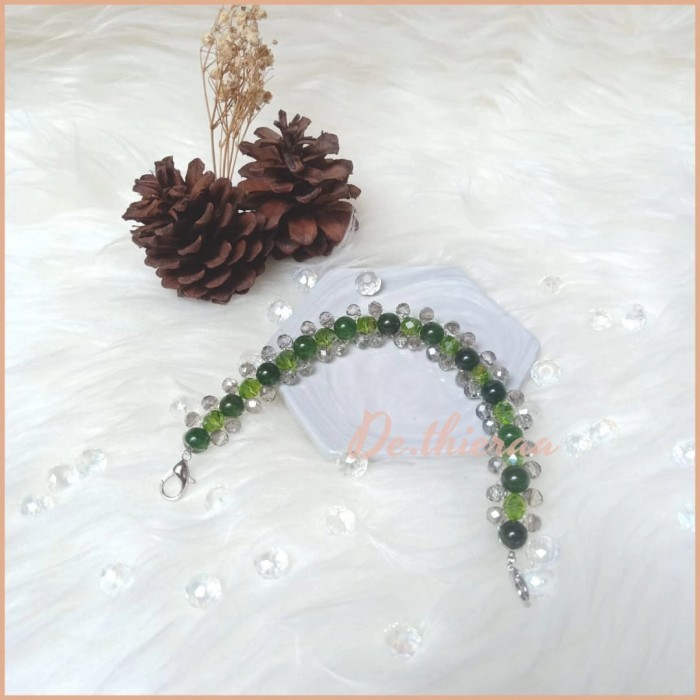 Tali Konektor Pengait Masker Hijab Batu Kristal Connector Masker