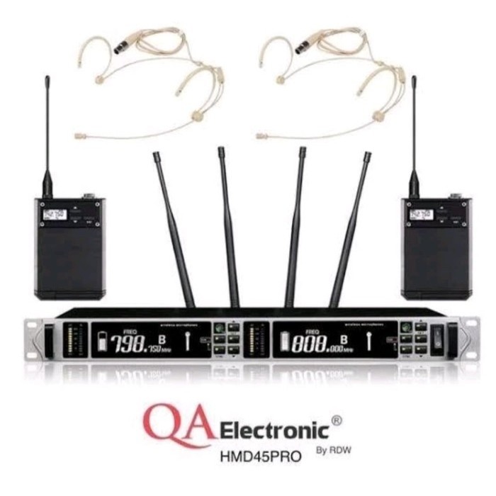 New  Mic Qa Electronic Hmd-45Pro Headset Original