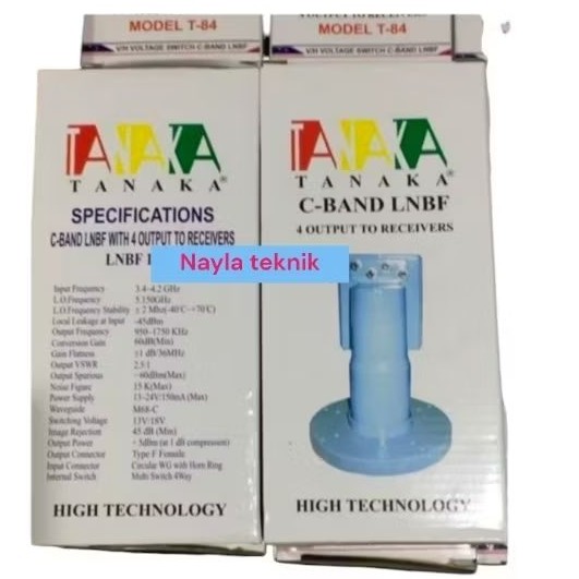 LNB C BAND 4 PORT OUTPUT TANAKA T84