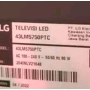 KAKI TV LG 43LM5750PTC 43LM57