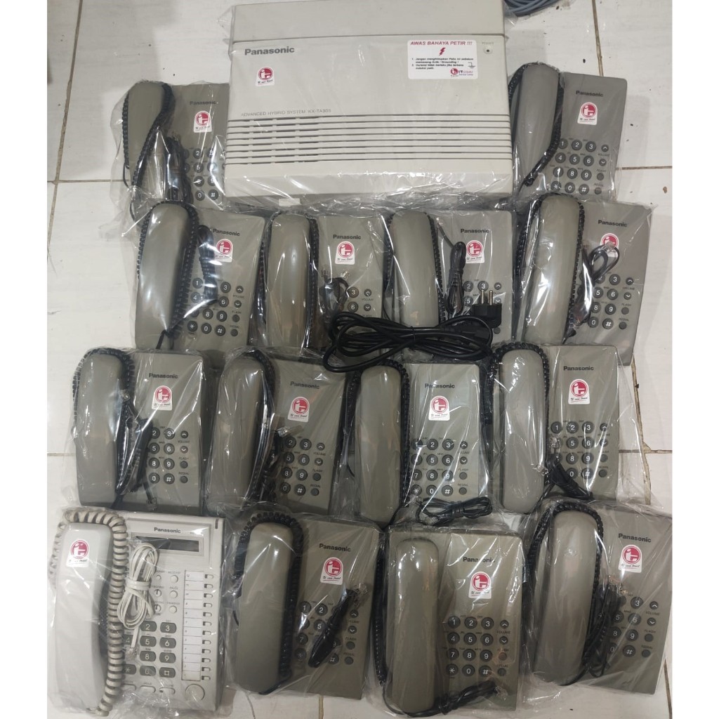 Paket pabx panasonic KX-TA616+16 Telepon