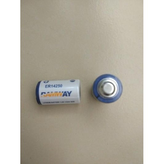 Ramway PLC ER14250 ER 14250 3.6V 1/2AA 1.2Ah Battery Baterai Lithium Import Premium
