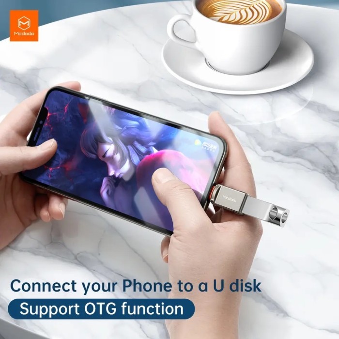 Mcdodo Otg Iphone X 11 12 13 14 Usb Converter Adapter Flashdisk Se01