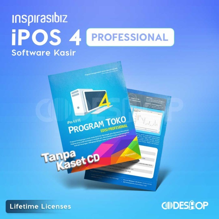 SOFTWARE PROGRAM KASIR TOKO MINIMARKET iPos 4 iPos 4.0 UNLIMITED