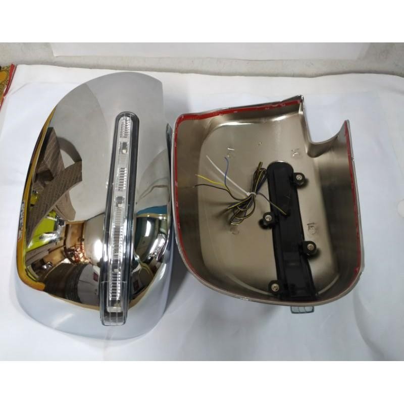 Cover Spion Mobil Innova 2007 2012 2014 Lampu Kecil Model Tempel Lampu Kota+Sein/Lampu Running