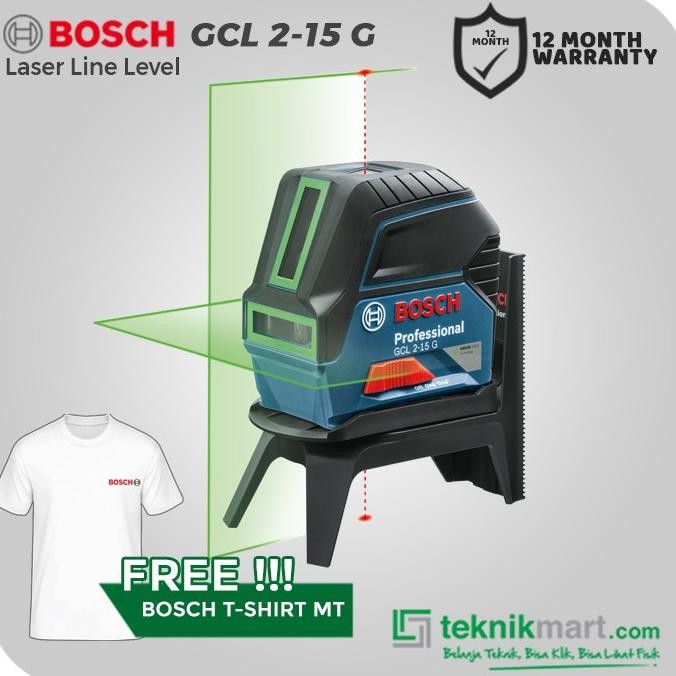 Bosch Laser Line Level Green Laser / Waterpass Laser Kombi GCL 2-15 G