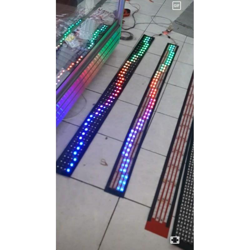 Strobo Wave Kaca Led Putih Hitam 12V 24V Pick Up Truk 120Cm  140Cm 180Cm 200Cm