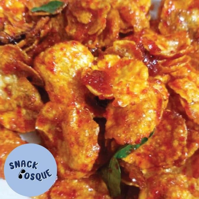 

NEW PRODUK 500GR EMPING THAILAND BELINJO - EMPING PEDAS MANIS DAUN JERUK !!!!!