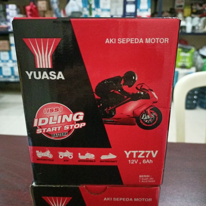 Aki Motor/ Yuasa Ytz7V / Gtz7V/ Aki Nmax Aerox Pcx