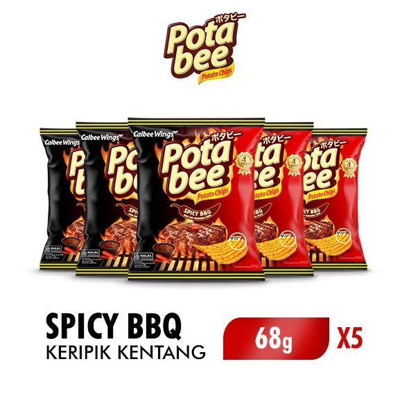 

READY STOCK POTABEE SAPI PANGGANG PEDAS SPICY BBQ 68 GR X 5 PCS !!!!!
