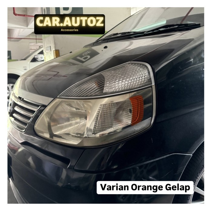 TERBARU Sticker Side Marker Orange Lampu Depan Nissan Serena C24