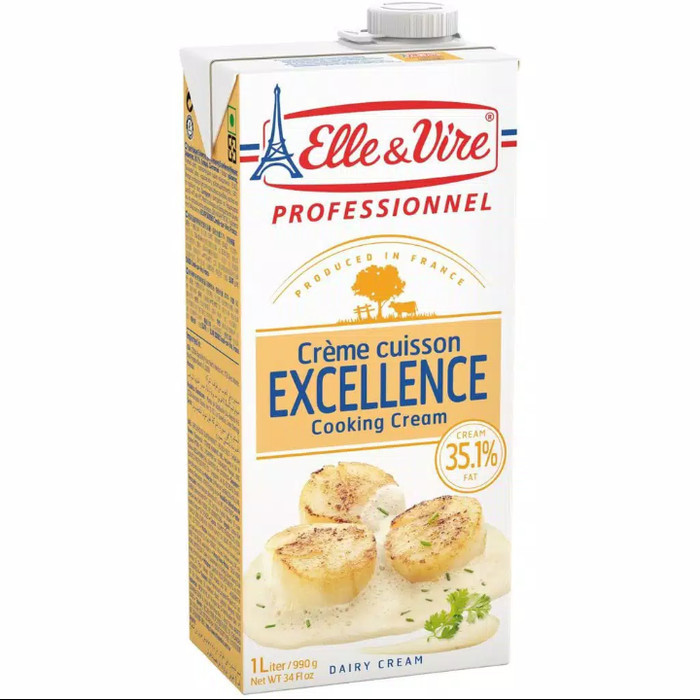 

STOK TERBATAS Elle&Vire Cooking Cream 1liter Kode 95