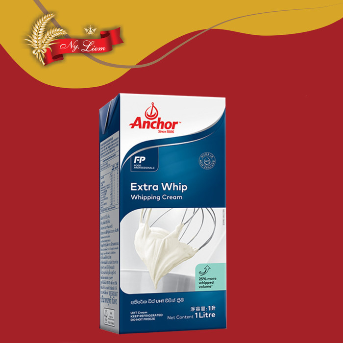 

BOOM SALE ANCHOR Extra Whip Whipping Cream 1 liter (GOJEK/GRAB ONLY) Kode 986