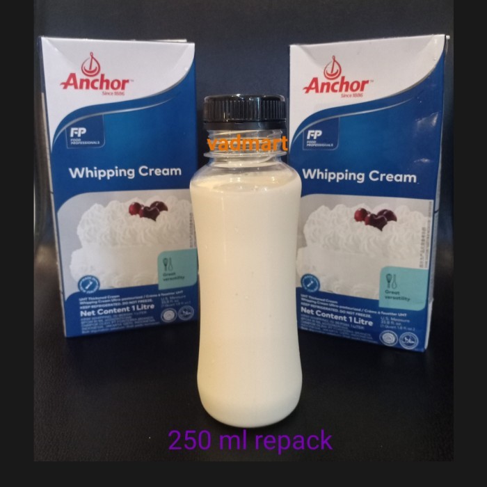 

HEMAT whipping cream anchor 250 ml (repack) Kode 1165