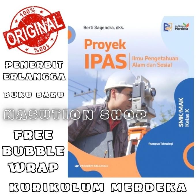 

Buku Proyek IPAS Teknologi Kelas 1 / 10 SMK Erlangga Kurikulum Merdeka