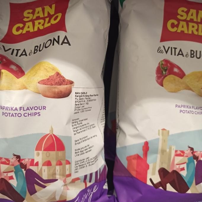 

NEW PRODUK SAN CARLO PAPRIKA FLAVOUR POTATO CHIPS IN !!!!!