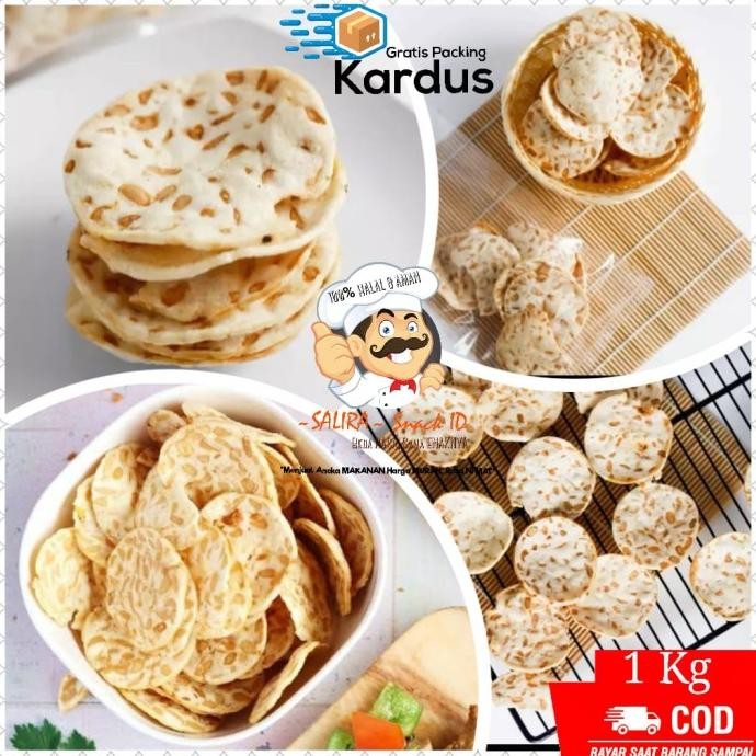 

BIG SALE [1KG] KERIPIK TEMPE SAGU PREMIUM - GRATIS ONGKIR & COD / TERLARIS !!!!!