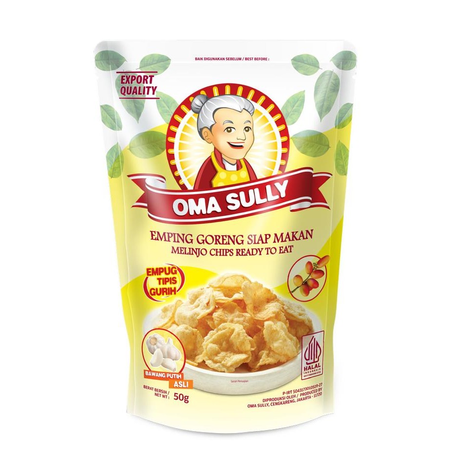 

NEW PRODUK EMPING GORENG OMA SULLY 50GR - ORIGINAL - PAKET 1 LUSIN (12 PACKS) !!!!!