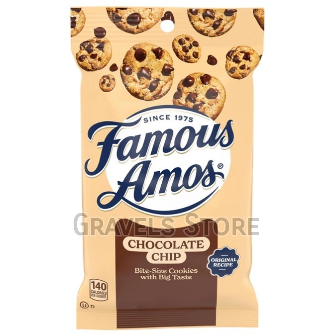 

2 Oz Famou Amo Bite Ize 56Gr Chocolate Chip Cooie