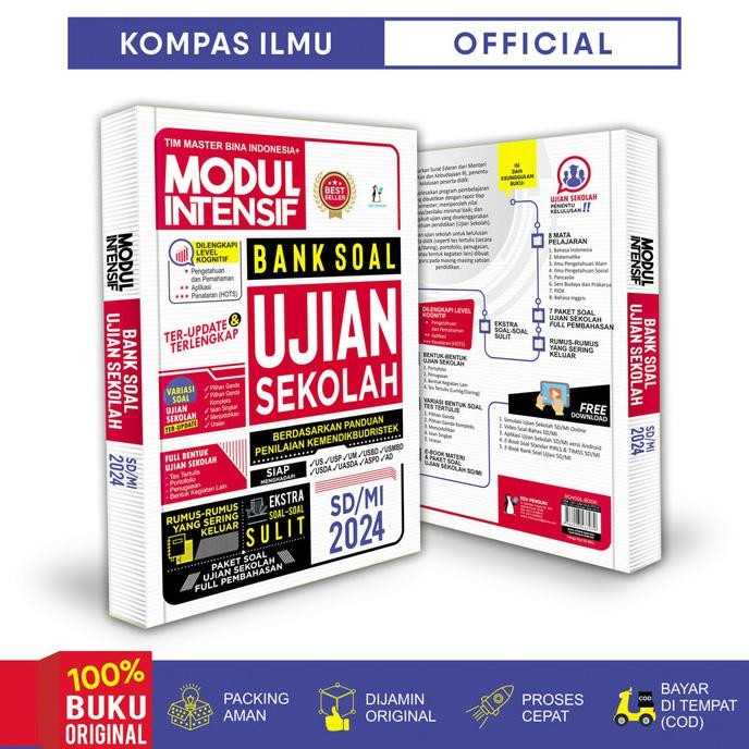 

Buku Modul Intensif Bank Soal Ujian Sekolah SD/MI 2024