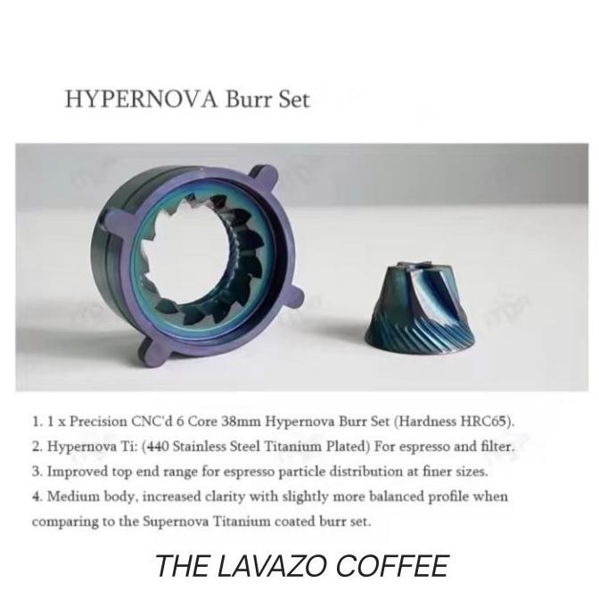 HYPERNOVA BURR Electric Coffee Grinder | VS3 Design Grinder Espresso Kopi Elektrik