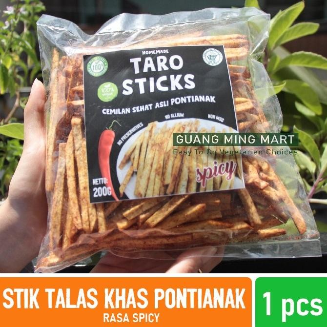 

TERBARU STICK TALAS KHAS PONTIANAK SPICY VEGAN TANPA BAWANG 250GR !!!!!