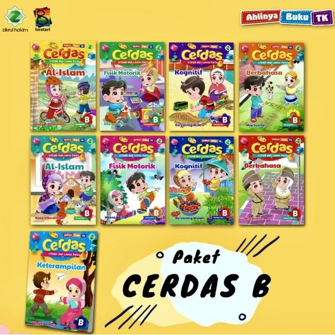 

Buku TK/PAUD - Paket Buku Cerdas STEAM & Loose Parts - zikrul hakim - Paket TK B