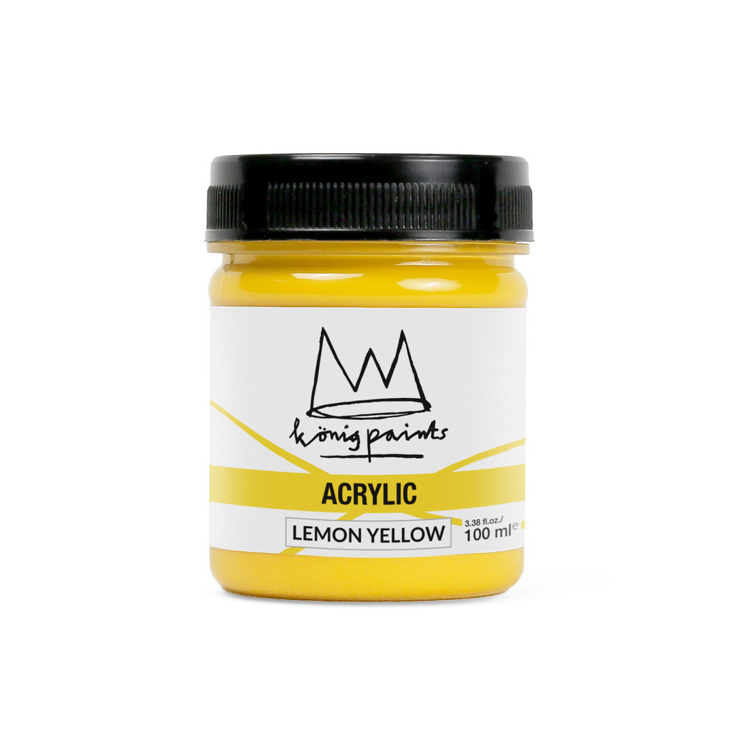 

KONIG PAINTS - 100mL LEMON YELLOW