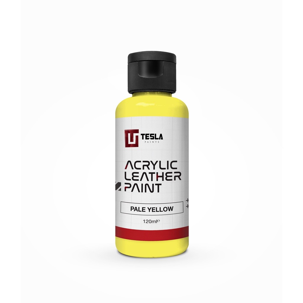 

ACRYLIC LEATHER PAINT - 120ML - PALE YELLOW