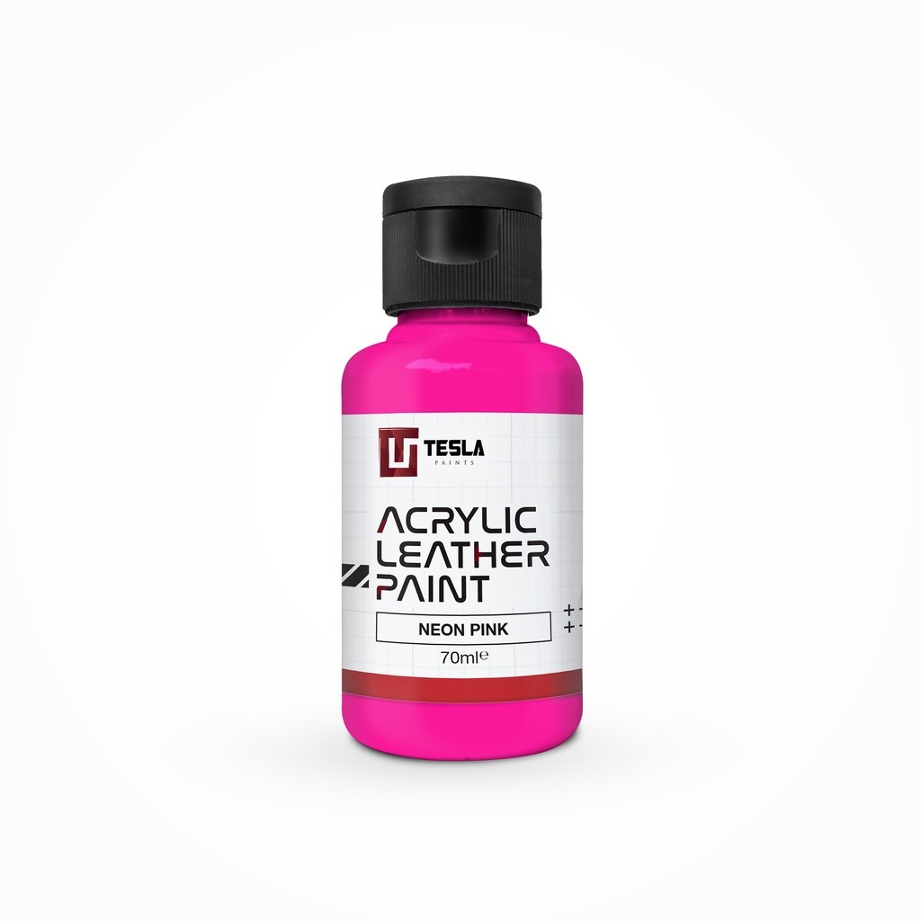 

ACRYLIC LEATHER PAINT - 70ML - NEON PINK