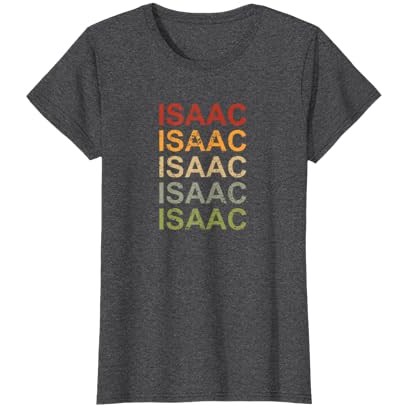 Kaos Retro Isaac Personalized, Nama Isaac, Boy Man Isaac |ivMdzKfl|