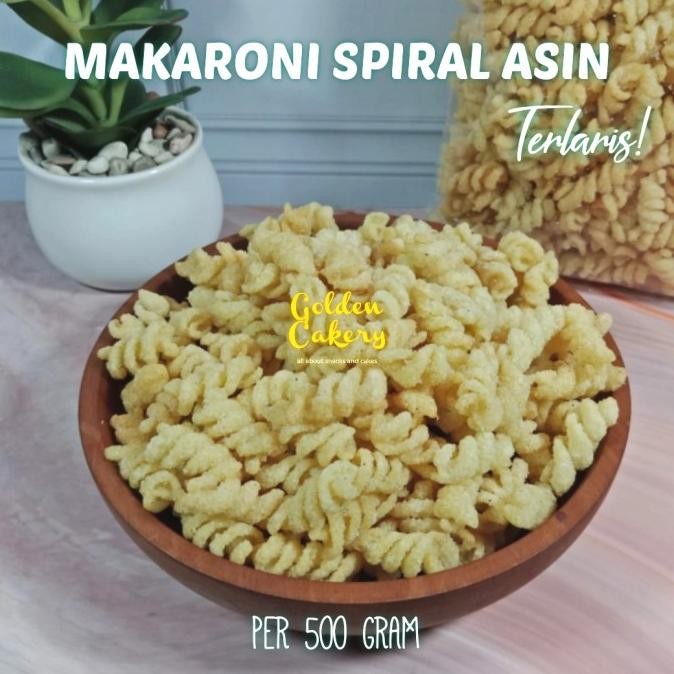 

NEW PRODUK MAKARONI SPIRAL ASIN TERLARIS ISI 500GRAM NETT !!!!!