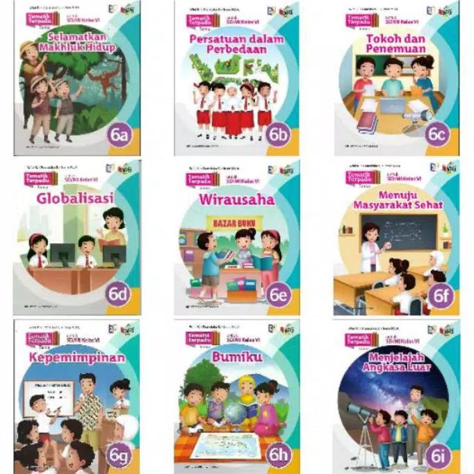 

PAKET LENGKAP BUKU TEMATIK TERPADU KELAS 6 PENERBIT ERLANGGA