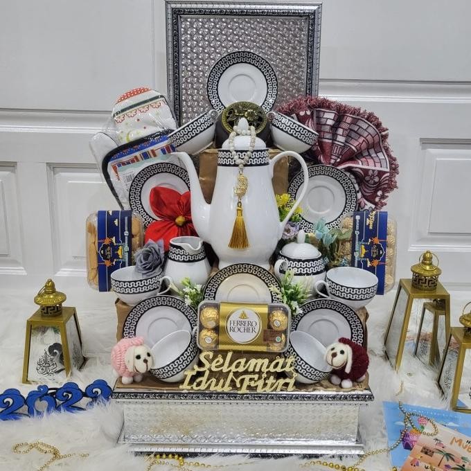 

Sale! Paket Dekorasi Lebaran Idul Fitri Hampers Parcel Hadiah Kue Kering 035