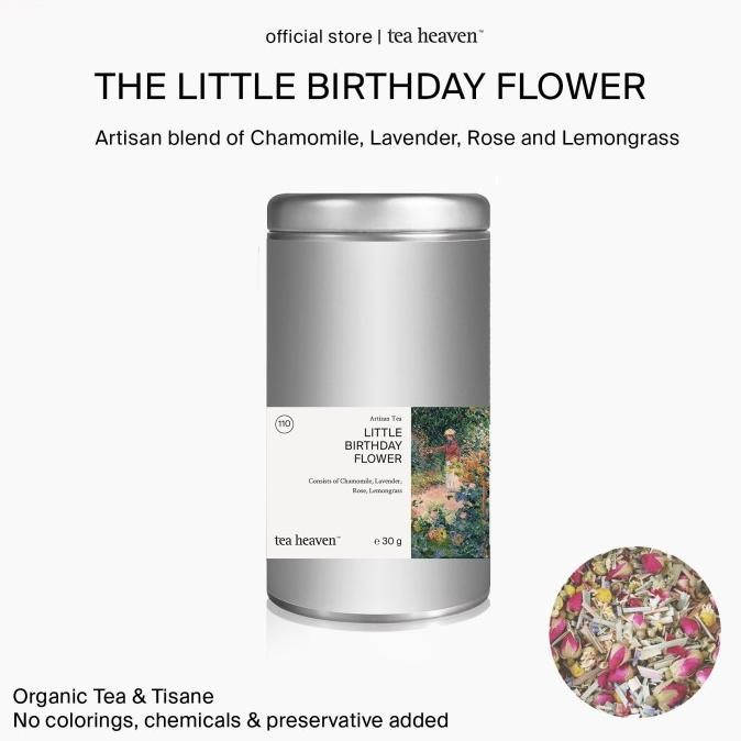 

ARTISAN BIRTHDAY TEA / THE LITTLE BIRTHDAY FLOWER / TEA HEAVEN GIFT SIAP KIRIM