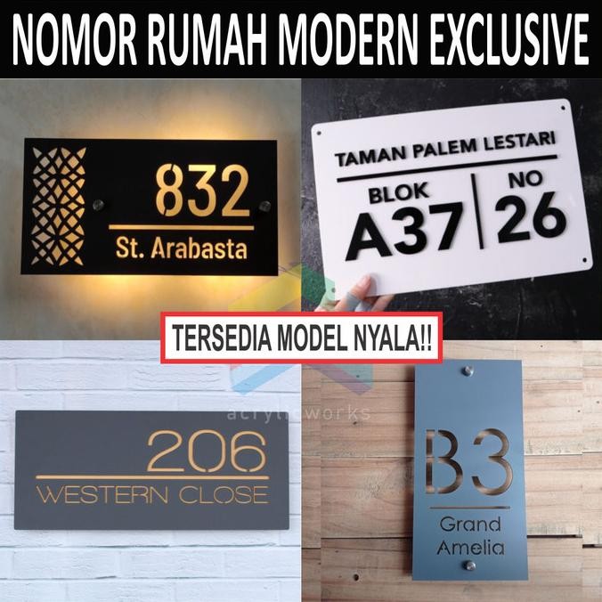 

NOMOR RUMAH MODEL MODERN EKSKLUSIF PERSEGI PANJANG SIAP KIRIM