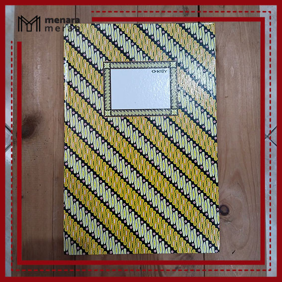 

Buku tulis hardcover folio 100 lembar