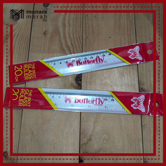 

Penggaris plastik 20 cm - Butterfly