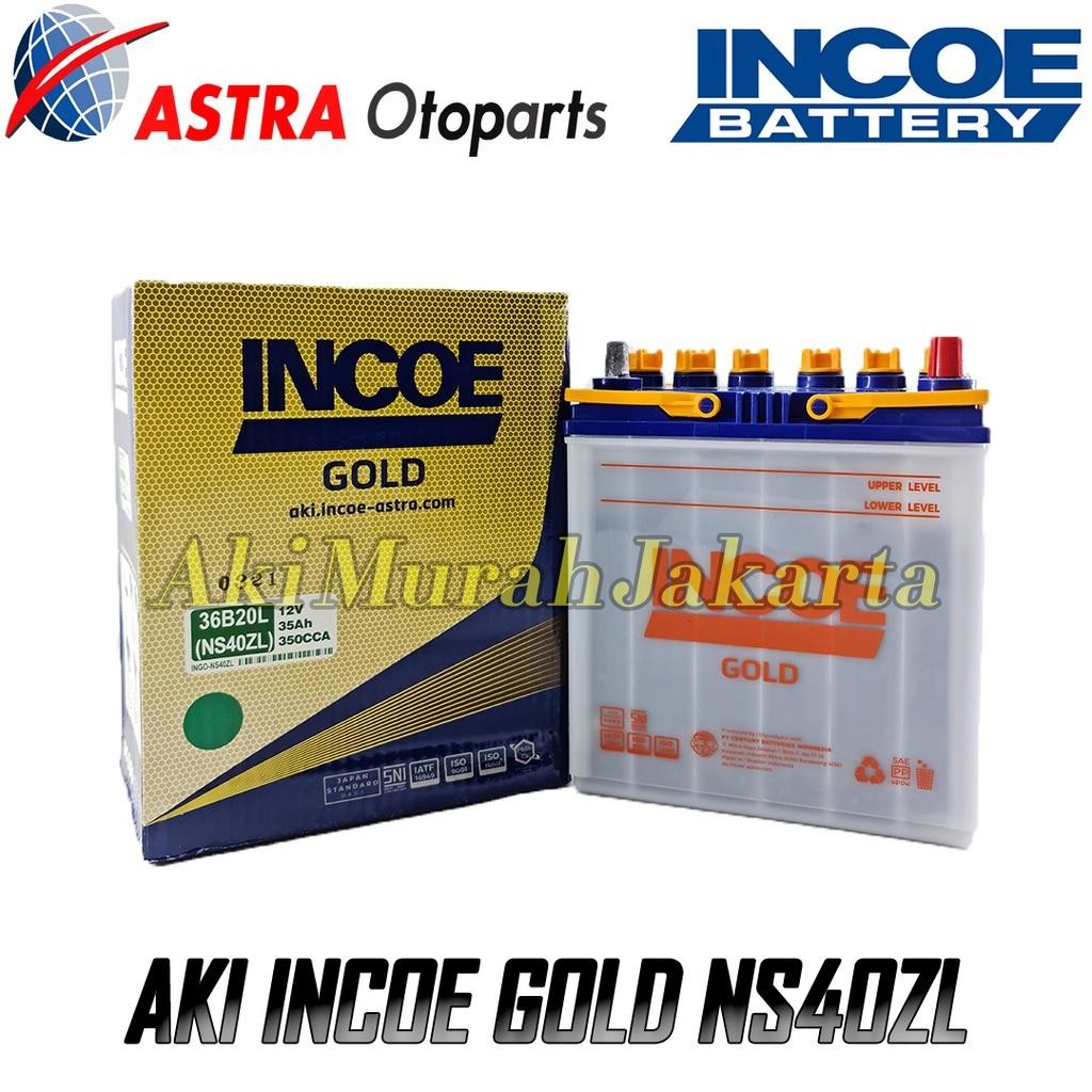 Aki Mobil Honda Brio Incoe Gold Astra Ns40Zl Aki Basah 12V / 35Ah