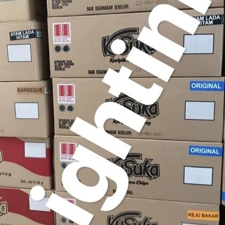 

BIG SALE 1 DUS KERIPIK KUSUKA 180 GRAM , ISI 10 BUNGKUS RASA BARBEQUE !!!!!