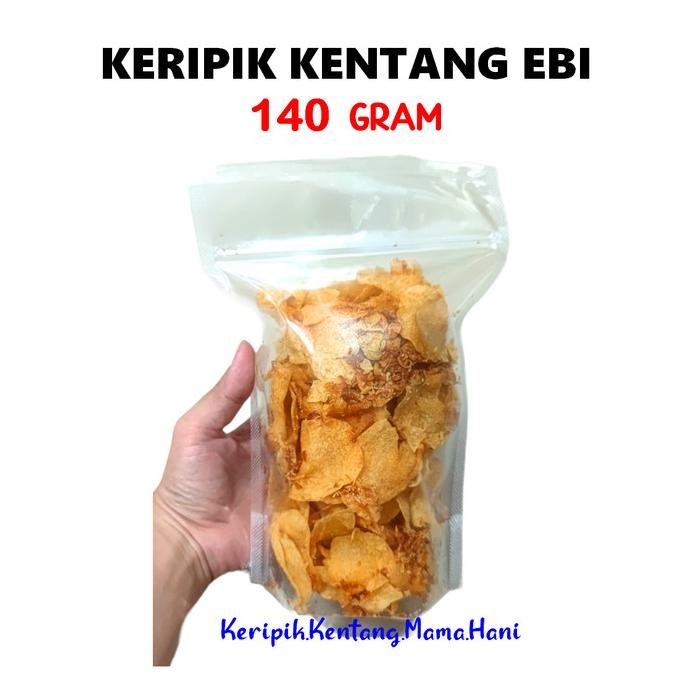 

TERBARU KERIPIK KENTANG EBI HOMEMADE ENAK BERKUALITAS 180 GRAM !!!!!