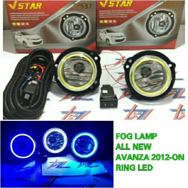 Fog Lamp Set/Lampu Kabut All New Avanza/Xenia 2012-On Ring Lingkar Led