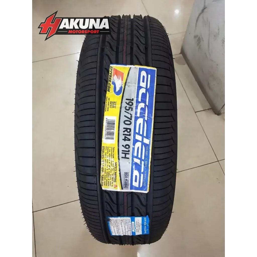 Ban Mobil Std Tubles 195 70 R14 Accelera Ecoplush 195/70 Ring 14 Tubeles